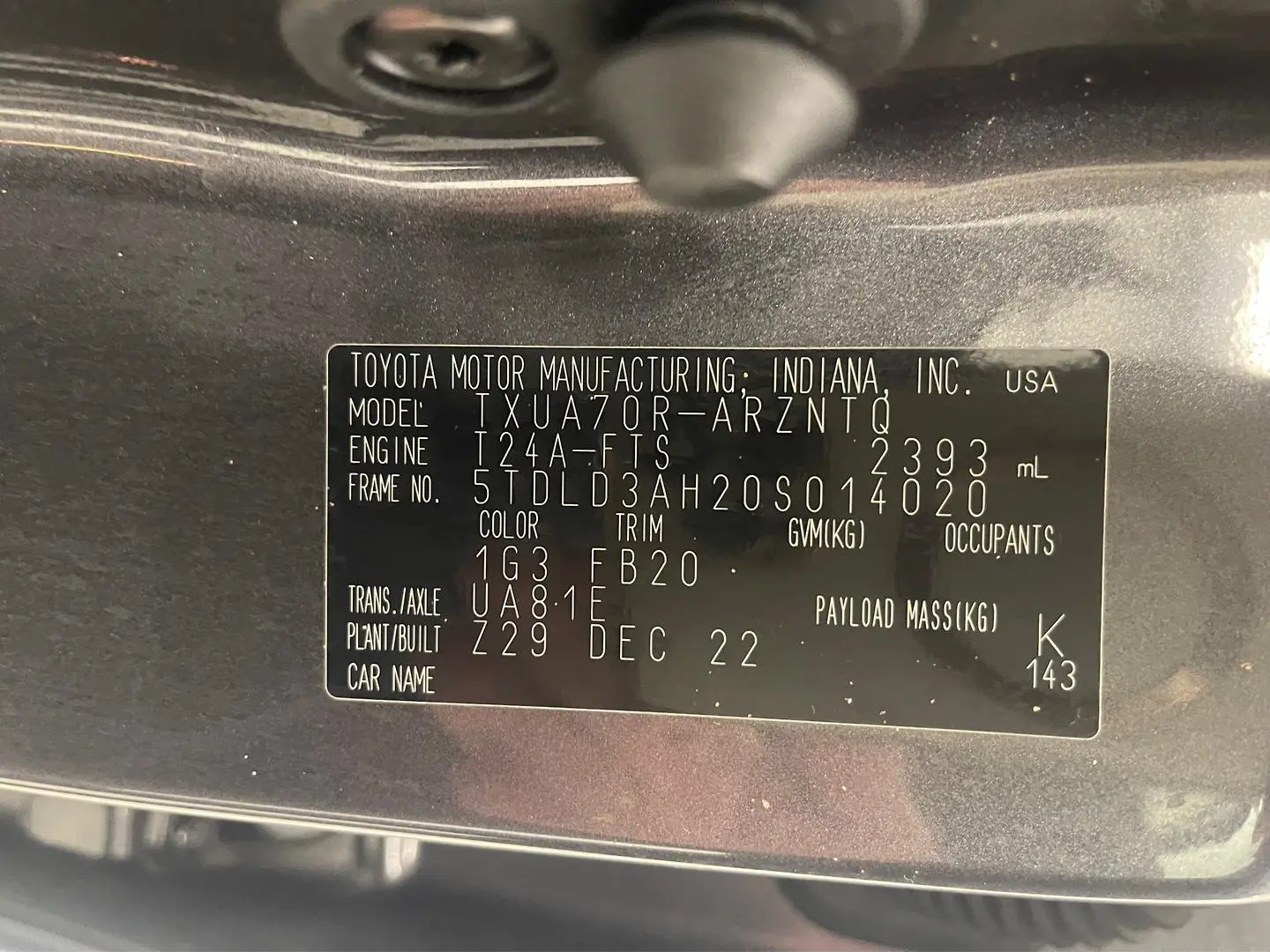2023 Toyota Kluger Gallery Image 35