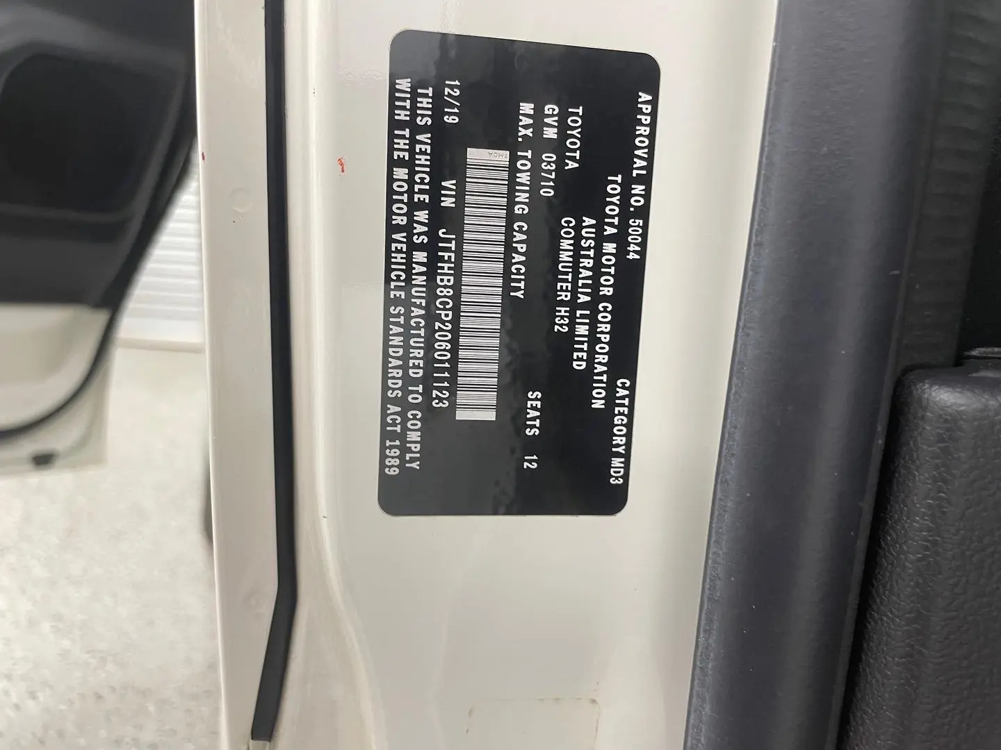 2019 Toyota Hiace Gallery Image 26