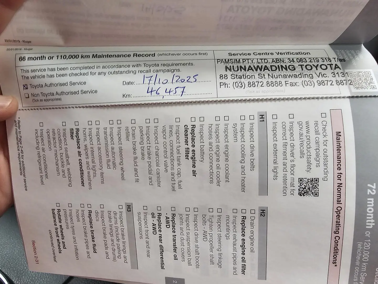 2019 Toyota Kluger Gallery Image 39