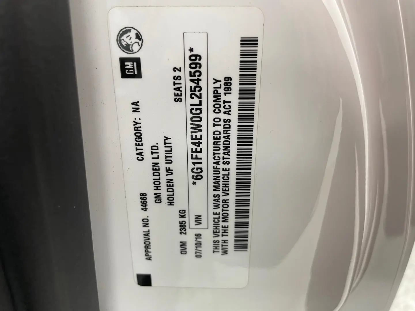 2016 Holden Ute Gallery Image 29