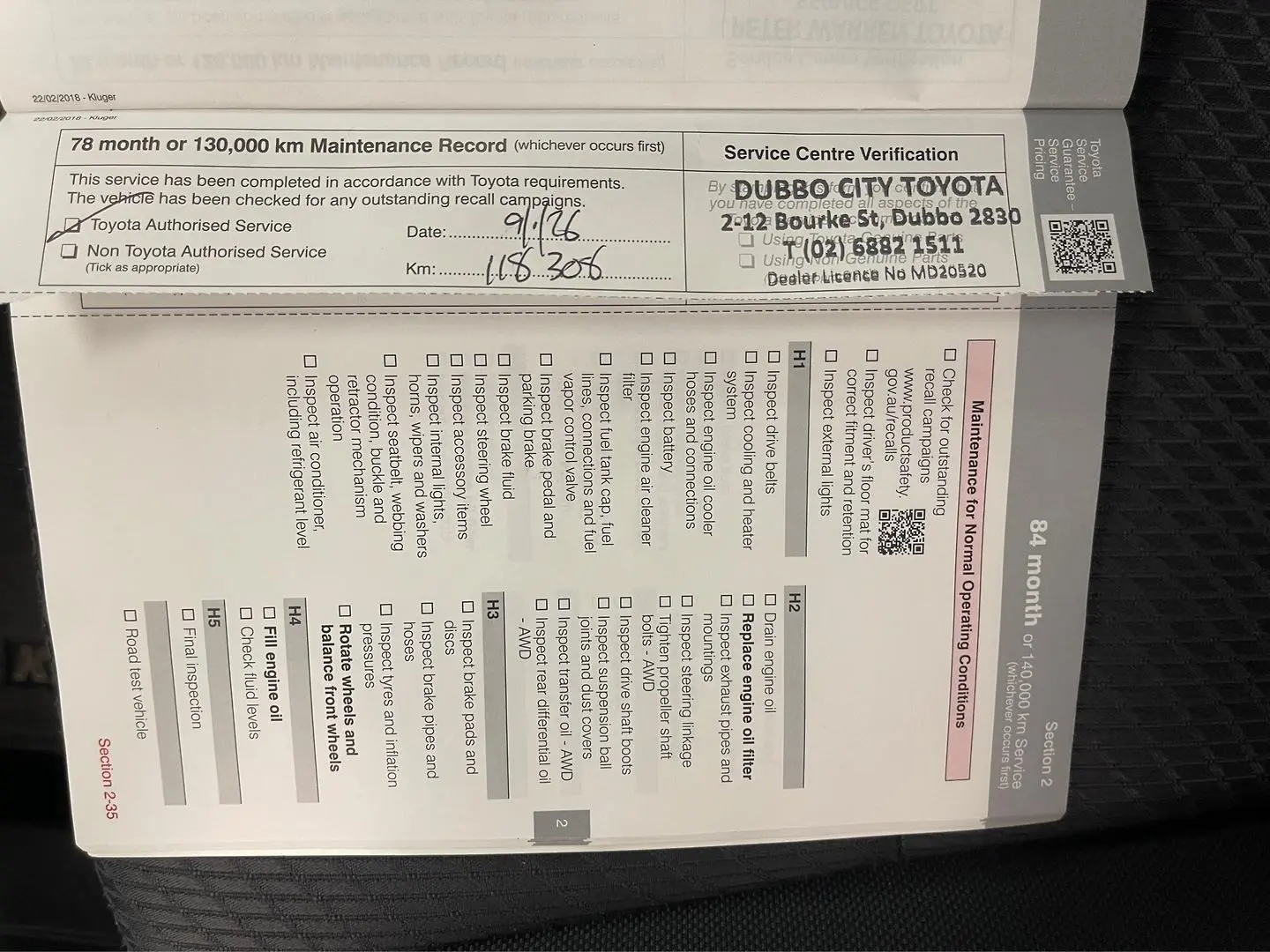 2018 Toyota Kluger Gallery Image 35