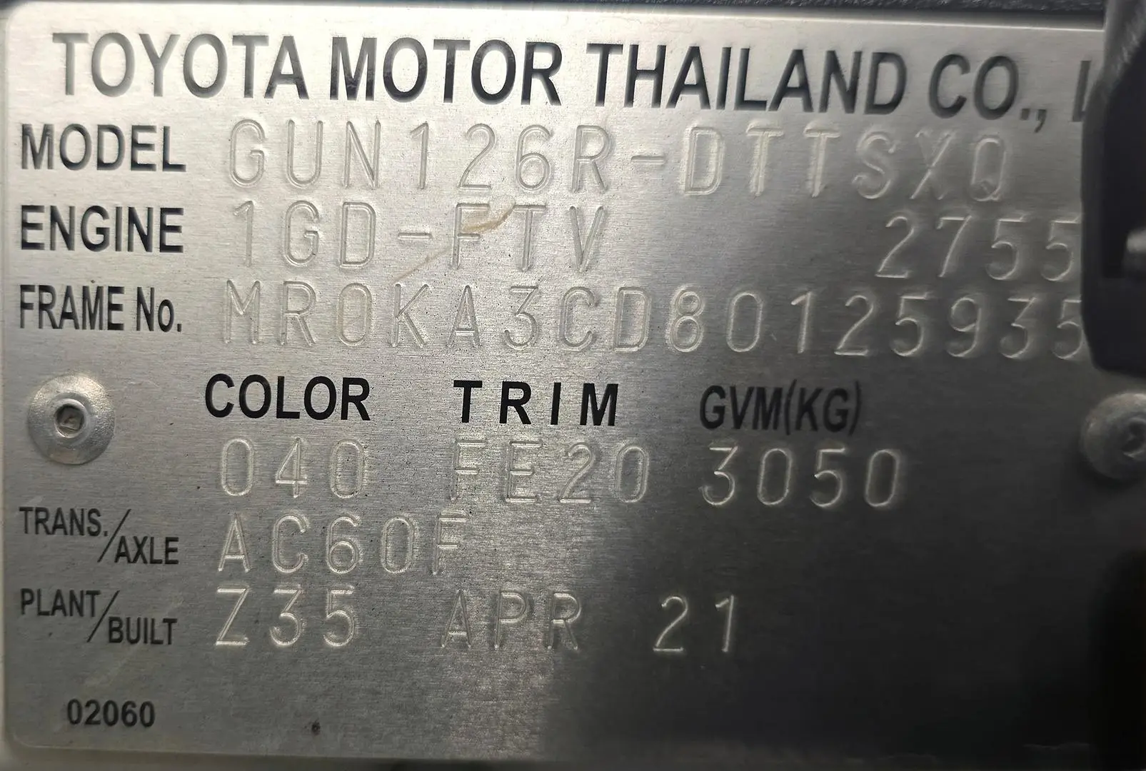 2021 Toyota Hilux Gallery Image 34