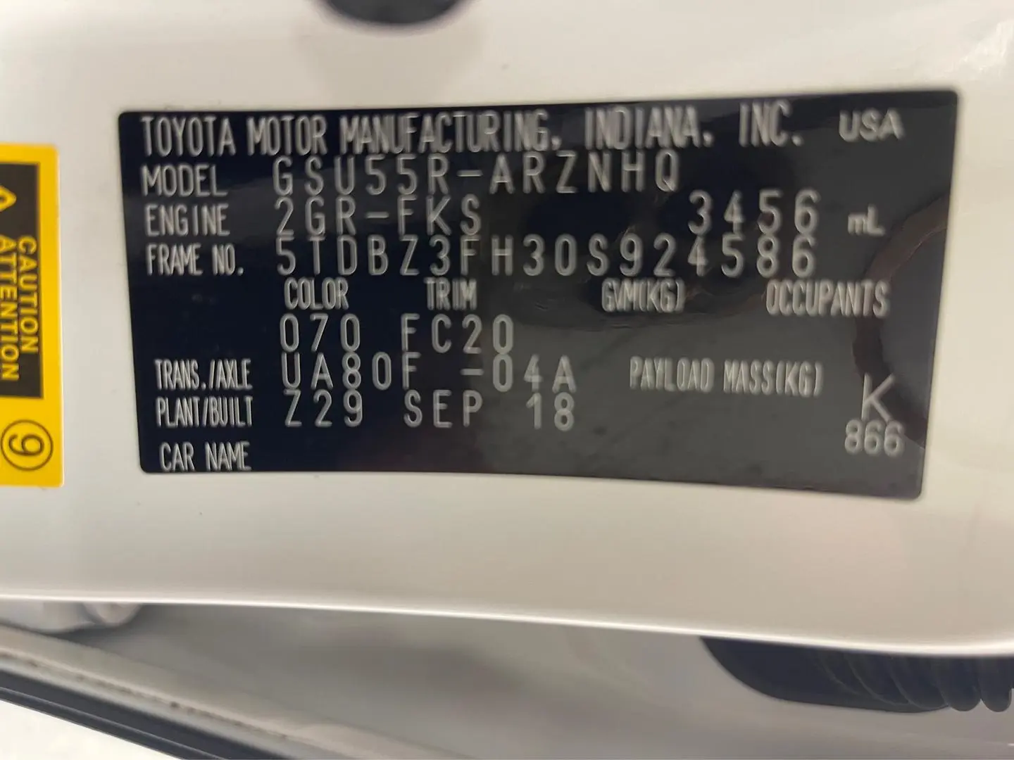 2018 Toyota Kluger Gallery Image 36