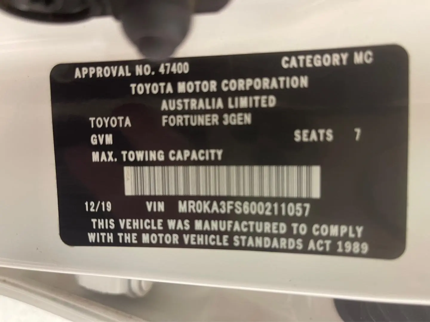 2019 Toyota Fortuner Gallery Image 36
