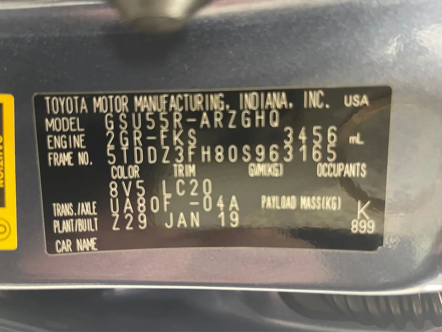 2019 Toyota Kluger Gallery Image 38