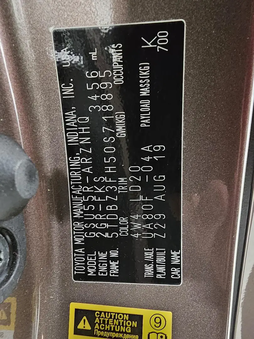 2019 Toyota Kluger Gallery Image 13