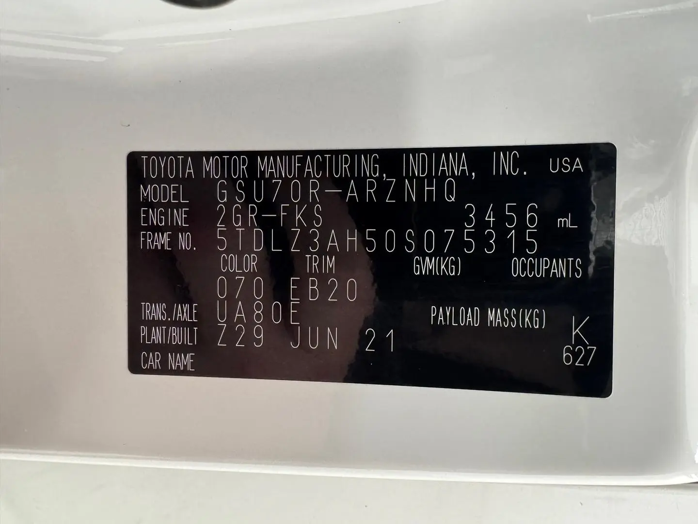 2021 Toyota Kluger Gallery Image 29