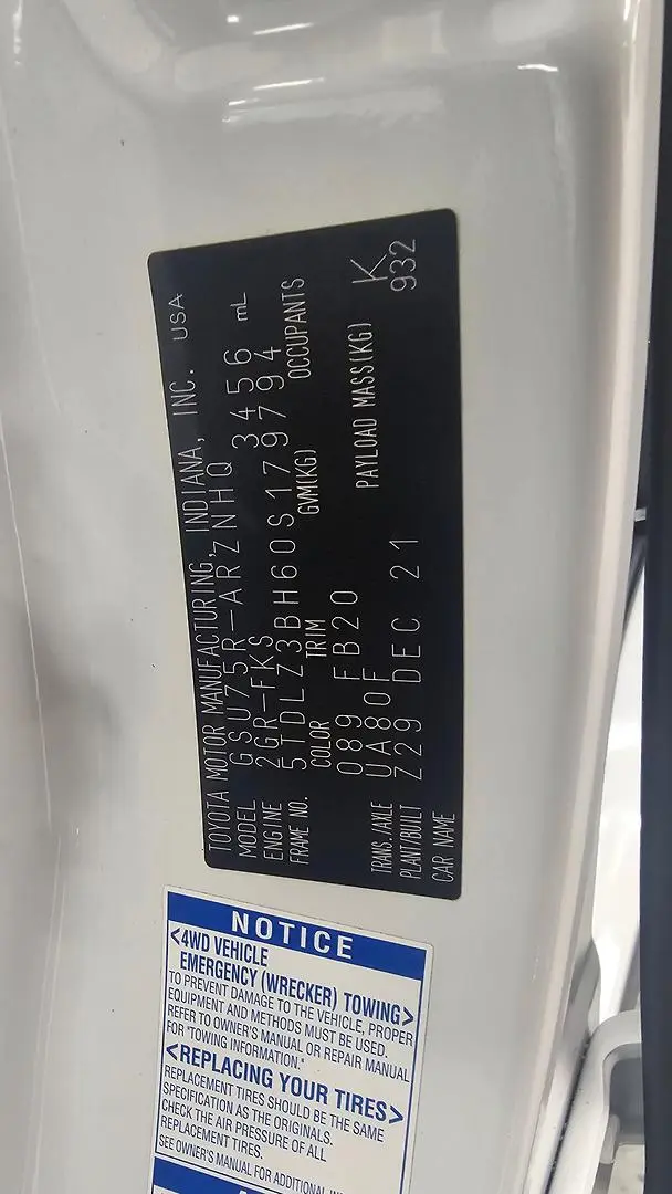 2022 Toyota Kluger Gallery Image 12