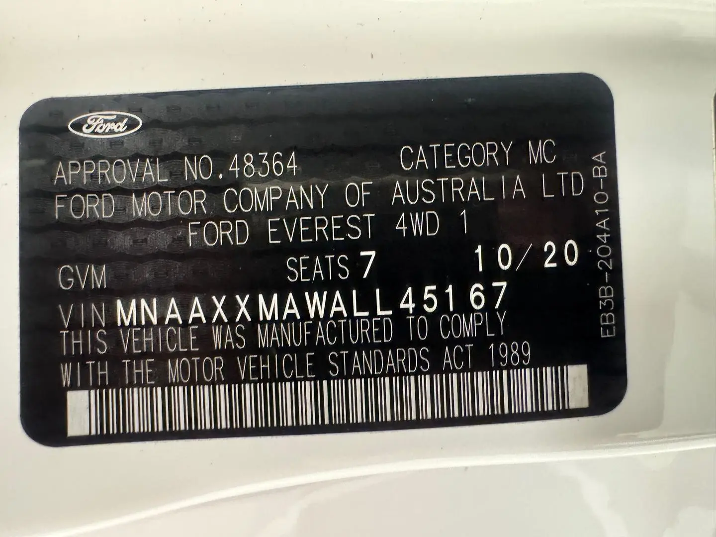 2020 Ford Everest Gallery Image 35